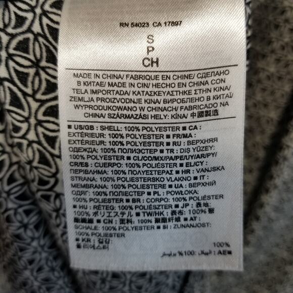 Banana Republic Blouse Small Split V Neck Button Popover Baby Doll - Picture 4 of 9